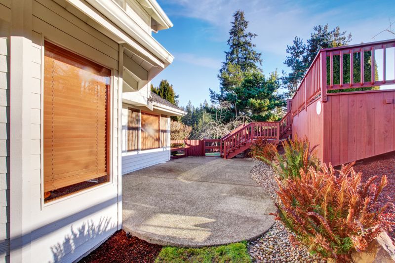 Backyard Concrete Installation detail